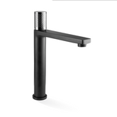 Linkware Gabe High Rise Mixer - Matte Black W/ Chrome Handle